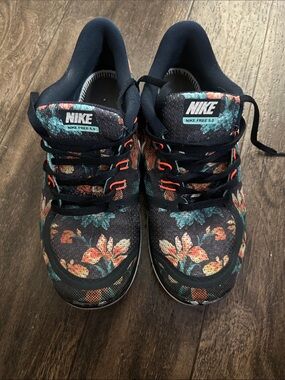 Nike Women’s Floral Multicolor Free 5.0 Sneakers